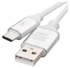 USB Kabel 2.0 A Stecker - C Stecker 1m, weiss Produktbild-Vorschau