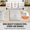 Grilldeur, 660 x 609 mm, Dubbele buitendeur voor de keuken, Productafbeelding-voorbeeld 3