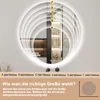 LED Badspiegel Rund 100cm mit Beleuchtung Badezimmerspiegel Produktbild-Vorschau 8