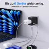 VOOMY Reiseadapter Weltweit 6-in-1 – für 200+ Länder – 35W Produktbild-Vorschau 4