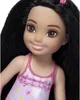 Close-up of a Barbie Chelsea doll's face and upper body. Podgląd zdjęcia produktu
