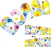 Tattoo Nail Art Blumen Aufkleber Nagel Sticker Produktbild-Vorschau 1