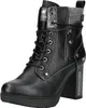 Mustang  Damenschuhe Stiefeletten Schnürer Schwarz Freizeit Produktbild-Vorschau 8