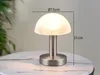 Stolová lampa FYNN II E14 40 W nikel Náhľad obrázku produktu 7