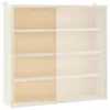vidaXL Sammlervitrine aus Holz mit Türen 40x8,5x37 cm Produktbild-Vorschau 4