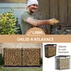Kovový stojan na dřevo ke krbům 223cm x 25cm x 115cm Náhled obrázku produktu 8
