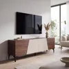 Mueble de TV HWC-Q83, mueble bajo para televisión con Vista previa de la imagen del producto 9