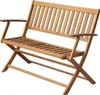 vidaXL Gartenbank 120 cm Massivholz Akazie Produktbild-Vorschau 4