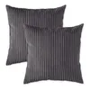 2er Set Kord Sofakissen, 40 x 40 cm, Dekokissen, Produktbild-Vorschau 1