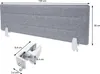 Tischtrennwand HWC-G76, Büro-Sichtschutz Schreibtisch Produktbild-Vorschau 9