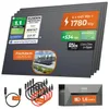 Solarway®️ 1780Wp / 800W Balkonkraftwerk mit 3,2 kWh Produktbild-Vorschau 1