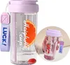 Wasserflasche mit Korb und Strohhalm 600 ml Simple BD32FIO Produktbild-Vorschau 2