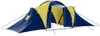 vidaXL Camping-Zelt Stoff 9 Personen Blau und Gelb Produktbild-Vorschau 8
