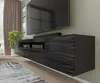 TV-meubel AURA 200 cm, SAHARA, zwart, satijnlook, geschikt Productafbeelding-voorbeeld 15