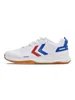 A single white athletic shoe with red and blue accents on a white background. Produktbild-Vorschau