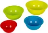 Buntes 4-teiliges Küchenschüssel-Set mit praktischem Sieb – Produktbild-Vorschau 3
