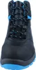 A close-up, front view of a black and blue work boot. Anteprima dell’immagine prodotto