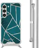 imoshion Design Hülle mit Band Samsung Galaxy S23 - Petrol Produktbild-Vorschau 1