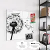 Magnettafel 50x50cm Pinnwand Whiteboard beschreibbar - Produktbild-Vorschau 4