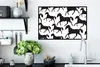 MuchoWow® MuchoWow® Gerahmtes Poster Pferde - Weiß - Muster Produktbild-Vorschau 3