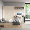 Eckschrank ALEX 95x195 cm, Kleiderschrank mit 2 Türen & 2 Produktbild-Vorschau 3
