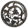 Tabouret de fleur Métal Noir Rond 52 cm Support de fleur Voir les images du produit 5