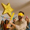 Pinata en forme d'étoile Relaxdays, avec bâton et masque, Voir les images du produit 3