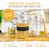 KRUSTENZAUBER 2x Sauerteig Starter Set - 2x 1000ml Gärglas Produktbild-Vorschau 2