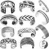 Ohrklemme Silber 925: Ear Cuff Ohrring ohne Loch Modell 9 Produktbild-Vorschau 2
