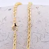 Goldkette Kordelkette Länge 45 cm - Breite 3,3 mm - 333-8 Produktbild-Vorschau 7