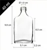 gouveo 48er Set Glasflaschen 40 ml Flachmann mit Produktbild-Vorschau 4