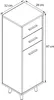 VCM Badmöbel Midischrank | Seitenschrank | Maße: H. 97 x B. Produktbild-Vorschau 7