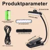 Lese- und Klemmleuchten,Leselampe Buch Klemme,USB Produktbild-Vorschau 8