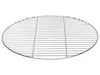 A round metal grill grate on a white background. Produktbild-Vorschau