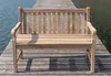 Stabile Bank Gartenbank Picadelly 120 cm in Premium Teak mit Armlehne Produktbild-Vorschau