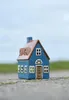 LS-LebenStil Lichterhaus Nyhavn 16cm Blau Braun Keramik Produktbild-Vorschau 4