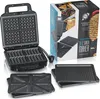 Arendo Sandwichmaker 3 in 1, Sandwichtoaster, Waffeleisen & Produktbild-Vorschau 7