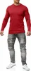Mivaro Herren Langarmshirt Basic aus 100% Baumwolle – Produktbild-Vorschau 4