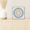 MuchoWow® - Leinwandbilder - Mandala - Blau - Bohème - Weiß Produktbild-Vorschau 6