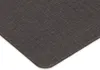 A close-up view of the corner of a dark gray desk mat with a textured surface. Produktbild-Vorschau