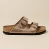 Birkenstock 0552813 Herren-Pantoletten in Beige – schmale Produktbild-Vorschau 4
