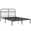 Design Bettgestell mit Kopfteil Metall Schwarz 140x190 cm, Produktbild-Vorschau 2