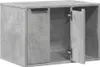 vidaXL Cestino per rifiuti grigio cemento 60x40x40 cm Anteprima dell’immagine prodotto 4