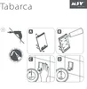 MSV kúpeľňová polica "Tabarca" rohová polica sprchová Náhľad obrázku produktu 7