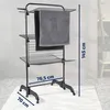 Leifheit Turmtrockner Comfort 420 Black Edition mit Rollen, Produktbild-Vorschau 9