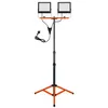 XUDO Baustrahler mit Stativ 2x50W 10000lm 4500K IP65 Produktbild-Vorschau 1