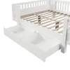 Flieks kinderbed 140x200 cm met 2 lades, houten kinderbed Productafbeelding-voorbeeld 6