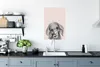 MuchoWow® Poster Elefant - Kind - Rosa 40x60 cm - Plakate Produktbild-Vorschau 3