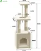 VOUNOT® Kratzbaum Klein, Katzenbaum für Katzen, Stabil Produktbild-Vorschau 3