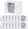 A set of disposable dust bags for a robot vacuum cleaner, with one bag shown prominently and a row of others below. Produktbild-Vorschau